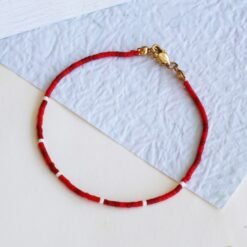 Really Red - Beaded Bracelet