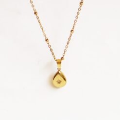 Teardrop Pendant Necklace