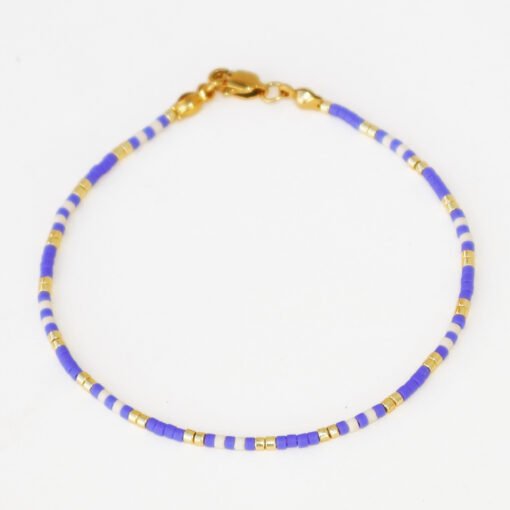Weekend Blue - Beaded Bracelet - Image 3