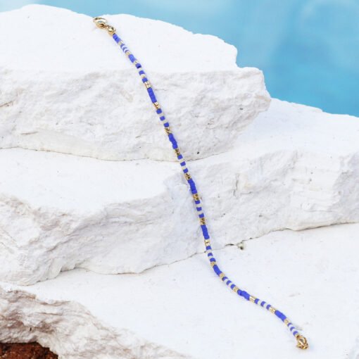 Weekend Blue - Beaded Bracelet - Image 4
