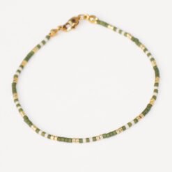 Weekend Green - Beaded Bracelet
