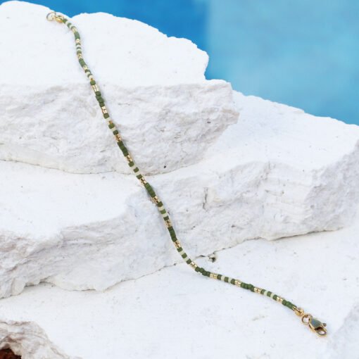 Weekend Green - Beaded Bracelet - Image 4