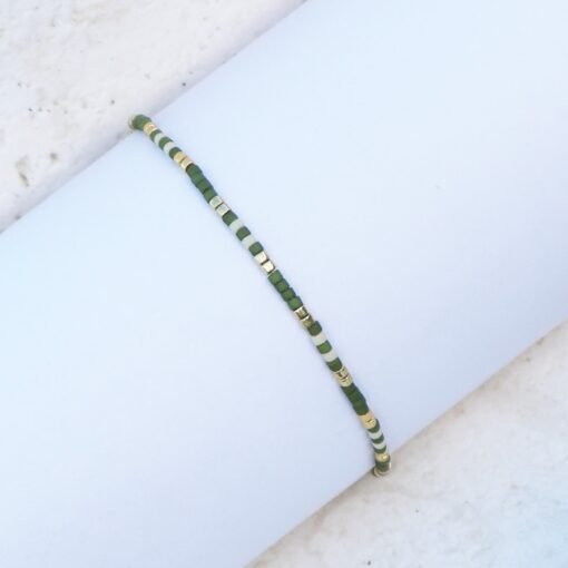 Weekend Green - Beaded Bracelet