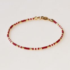 Weekend Red - Beaded Bracelet