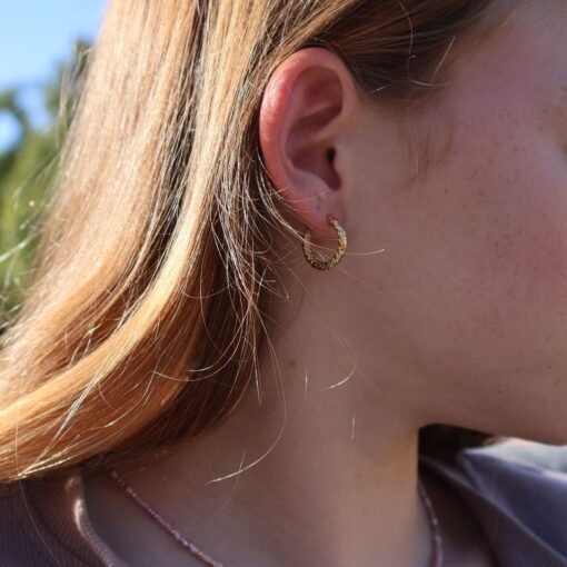 Haley Hoop Earrings - Image 4