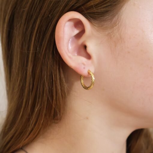 Haley Hoop Earrings - Image 2