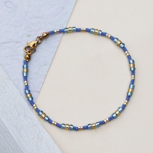 Summer Blue - Beaded Bracelet