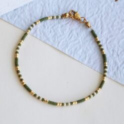 Weekend Green - Beaded Bracelet