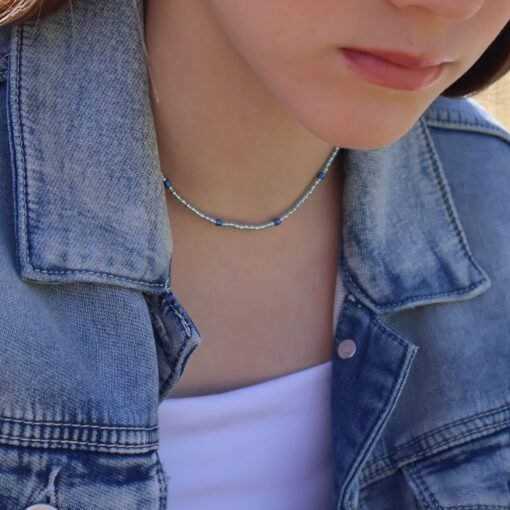 Azure Beaded Necklace - Image 2