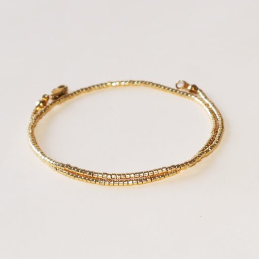 Gold Wrap - Beaded Bracelet - Image 3
