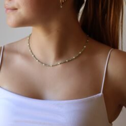 Alternative view of Sage Beaded Necklace