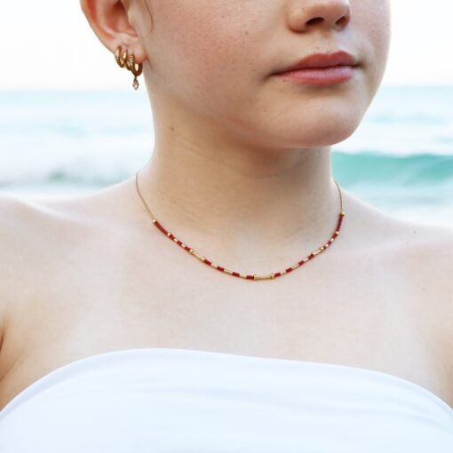 Scarlett - Beaded Necklace - Image 2
