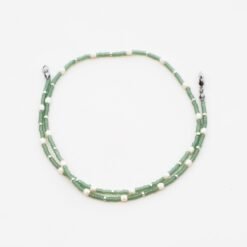 Sage Beaded Necklace