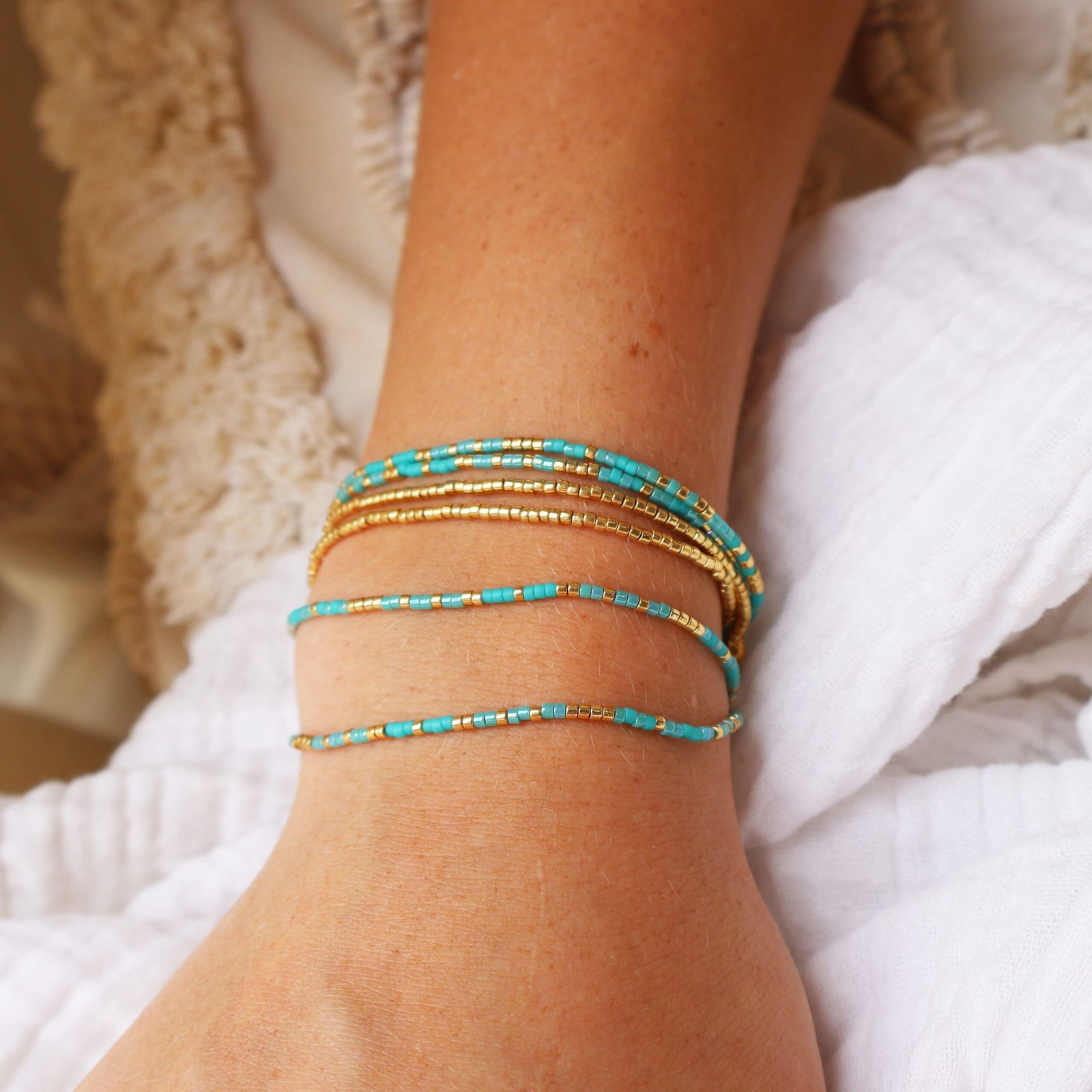 Gold Wrap Bracelet - Image 2