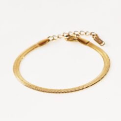 Flat Snake Chain Bracelet