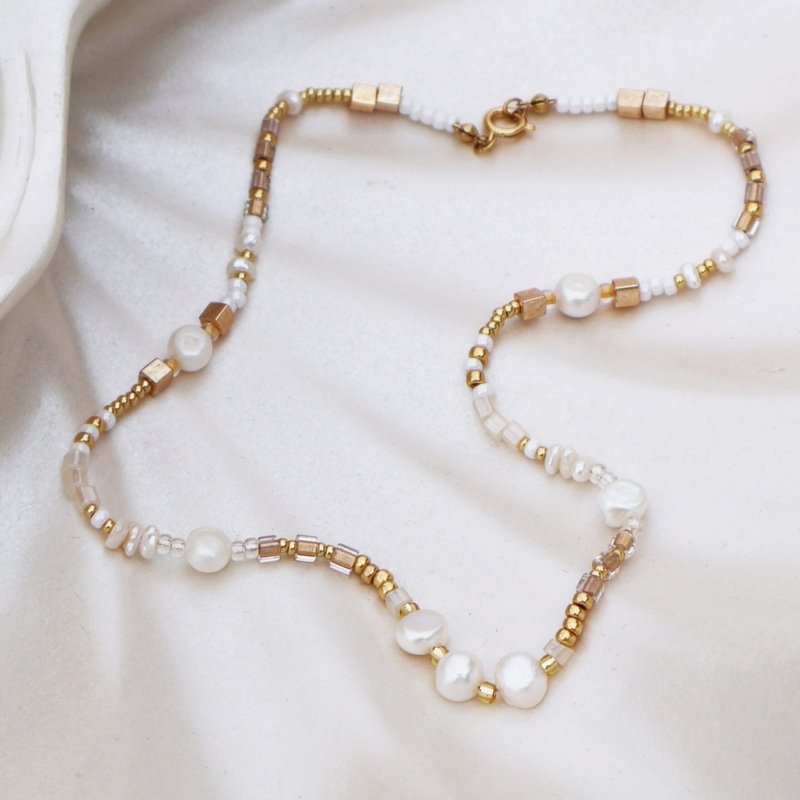 Sophia Pearl Beaded Necklace