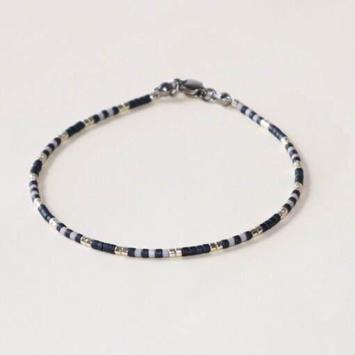 Weekend Grey - Beaded Bracelet