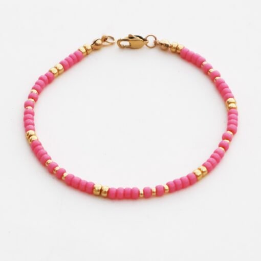 Cairo Pink - Beaded Bracelet