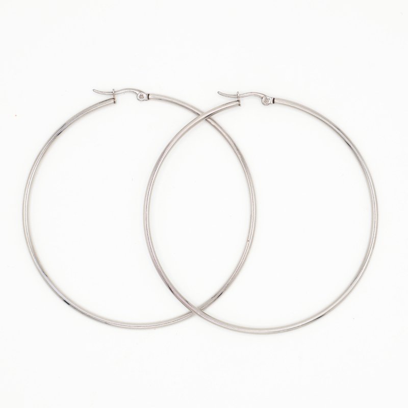 Ibiza Hoop Earrings Silver